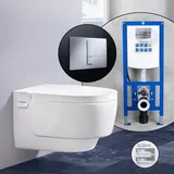 Geberit AquaClean Mera Classic Komplett-SET Dusch-WC mit neeos Vorwandelement,, 146200111+16791CR#SET, Classic