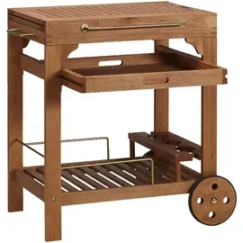 Merxx Promadino Servierwagen 75 x 60 cm, Holzart: Eukalyptus)