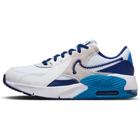 Nike Excee Gs Sneaker, White/Deep Royal Blue-Photo Bl, 36.5