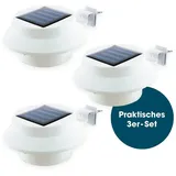 EasyMaxx Dachrinnenleuchte Solar 3er Set