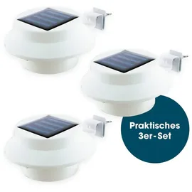 EasyMaxx Dachrinnenleuchte Solar 3er Set