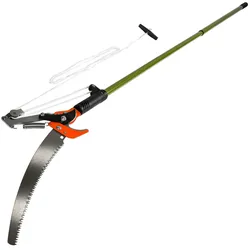 tectake Teleskop Astschere mit Säge - grün - 402385