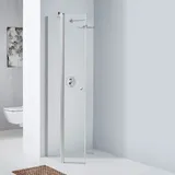 Koralle TwiggyPlus Fünfeckdusche mit Pendeltür 100 x 185 cm bronze/transparent VZ34810018AA1
