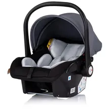 Chipolino Set Babyschale Isofix-Basis-Station Amore i-Size Gruppe 0+ (0-13 kg) grau gemustert