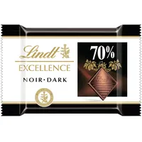 Lindt Excellence Mini 70%, Edelbitterschokolade, 1er Pack (1 x 1.1 kg)