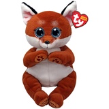 Ty WITT Fox Medium - Squishy Beanie Baby Soft Plush Toys - Collectible Cuddly Stuffed Teddy