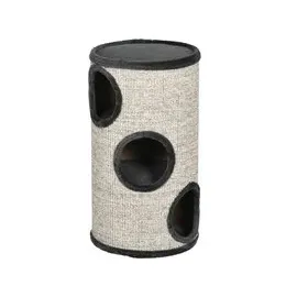 PawHut Kratztonne mit 3 Höhlen 70cm