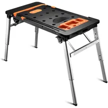 Wiltec Werkbank 108,5x55x52cm Sägebock, 250kg Rollbrett, Sackkarre