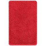 vidaXL Badmatte Rot 50x80 cm Polypropylen Rutschfest