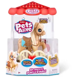Zuru Mein magisches Pony mit Stall 26 cm, mehrfarbig