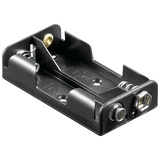 goobay 2x Batteriehalter - Druckknopf