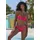 VENICE BEACH Bügel-Bandeau-Bikini Damen Orange 42 Cup D