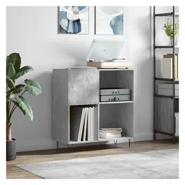 vidaXL Plattenschrank Betongrau 84,5x38x89 cm Holzwerkstoff