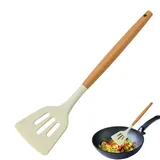 Silikon-Kochutensilien – hitzebeständiger Pfannenwender, kein fester Löffel, flexibler Suppenkelle | Kreativer Silikonspatel zum Backen von Mescol