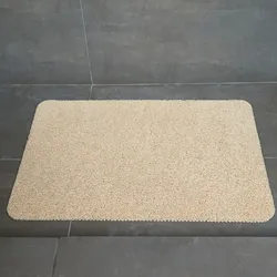 Industex Hydro Wonder Badezimmer- und Duschmatte, 40 x 60 cm, rutschfest, wasserdurchlässig, beige