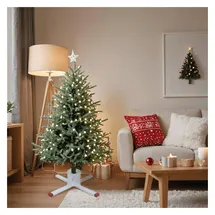 vidaXL Christbaumständer Weiß 61x61x15,5 cm