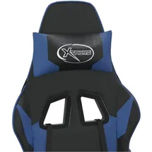 vidaXL Gaming-Stuhl Kunstleder Blau