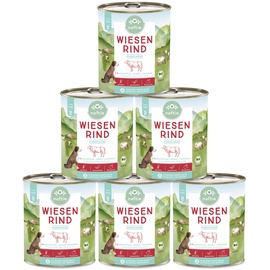 Naftie Bio Wiesen Rind 6x800 g Dose