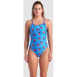 Badeanzug Damen arena Mushrooms - Royal-blue Multi - 42
