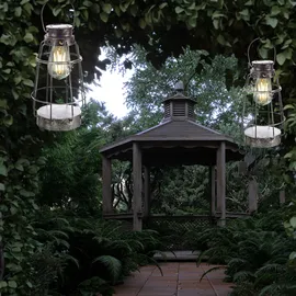 Nowa LED Solarlampe 16 x 27 cm 0,06 W silber