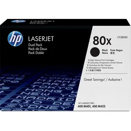 HP 80X schwarz 2 St.