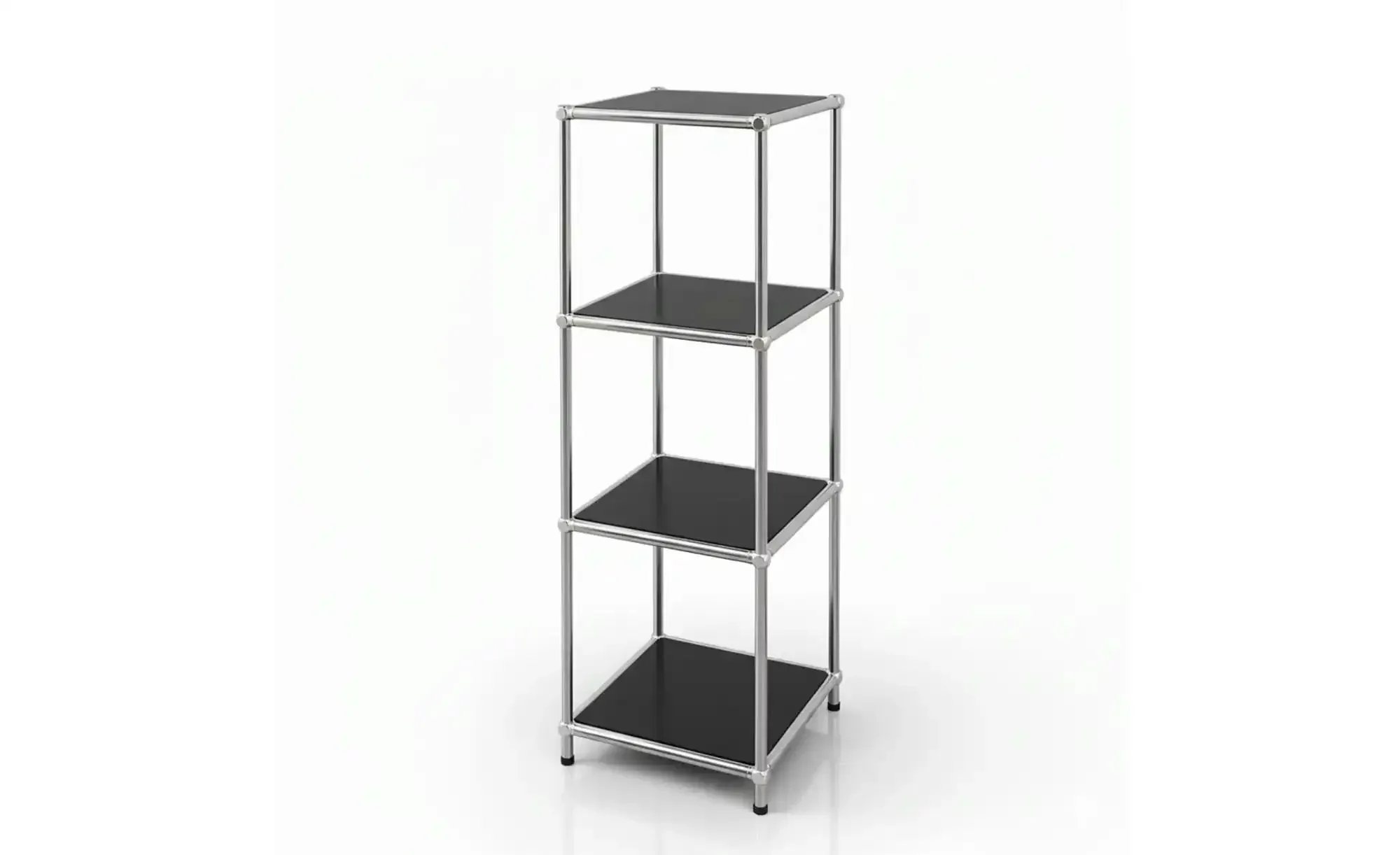 Floordirekt Metallregal   , schwarz , Maße (cm): B: 30 H: 89