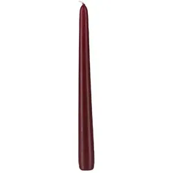 Wiedemann Kerzen Bordeaux Spitzkerzen in Cello 250 x 25 mm, 12 Stück