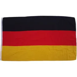 Flagge Deutschland 90 x 150 cm Fahne mit 2 Ösen 100g/m2 Stoffgewicht Hissflagge Mast