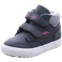 KangaROOS Mädchen Kavu Primo V Sneaker, Dk Navy Fandango Pink, 23 EU