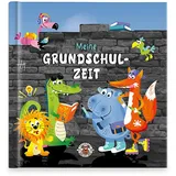 Trendhaus 968517 - Classroom Champions Freundebuch Meine Grundschulzeit, ca. 16 x 16 cm, Freundschaftsbuch für bis zu 20 Freunde