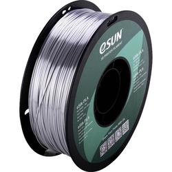 eSUN eSilk-PLA Silver  Filament PLA  1.75 mm 1 kg Silber (metallic) (PLA, 1000 g, Silber), 3D Filament, Silber