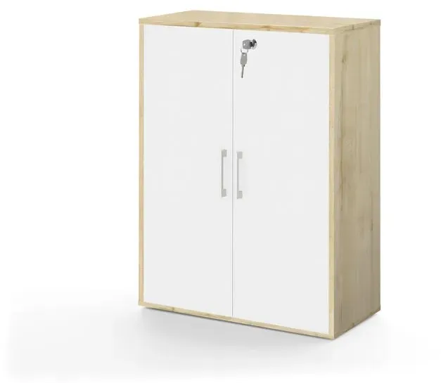 Mäusbacher Aktenschrank Big Profi Office Holzoptik Birke / Weiß