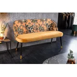 Riess-Ambiente Sitzbank PRÊT-À-PORTER gelb/schwarz 110 x 40 x 48 cm