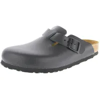Birkenstock Boston Naturleder schmal schwarz 41