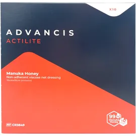 Advancis medical Deutschland GmbH Actilite 10x10cm HONIG-WUNDAUFLAGE