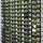 Mobili Rebecca Wandweinregal 90 x 2,54 x 22,9 cm Schwarz