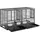 Yaheetech Vogelkäfig Vogelvoliere 96 x 46 x 53 cm Schwarz