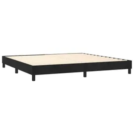 vidaXL Boxspringbett 200 x 200 cm Schwarz