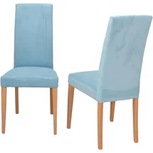 moebel-direkt-online Esszimmerstuhl Stella blau 2er Set