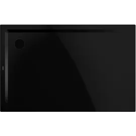 Kaldewei Superplan Duschwanne mit Wannenträger, 80x90cm, 384048040701, 80x90x2,5cm, Träger, schwarz