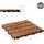 ML-Design WPC Terrassenfliesen Hellbraun 30 x 30 cm 55 St.
