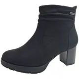 Jana Damen Stiefeletten mit Absatz Wasserabweisend Vegan, Schwarz 38 EU