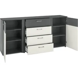 vogl möbelfabrik Tirent 176 x 84 x 40 cm Grau / Weiß
