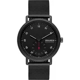 Skagen Herrenuhr Edelstahl schwarz Herren