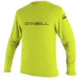 o ́neill wetsuits Basic Skins Langarm-rashguard - Lime - XL