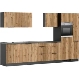 kochstation Küchenzeile KS-Lagos 330 cm beige
