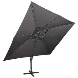 vidaXL Ampelschirm mit Lüftung 400 x 300 cm Anthrazit