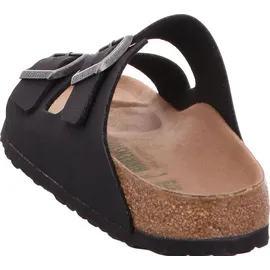 Birkenstock Arizona Vegan Birko-Flor Nubuk schmal schwarz 38