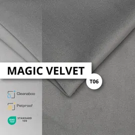 Muralo Polsterbett Stoffbett Bett mit Bettkaste Container Doppelbett für Schlafzimmer - 120 cm x 200 cm - grau