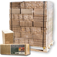 holz4home® RUF - Holzbriketts Mischholz 960 kg pro Palette I 96 Pakete I Brennholz als Briketts geeignet für Kamin und Ofen I Anzünder